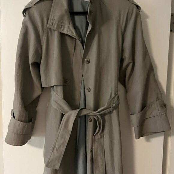 London Fog Jackets & Blazers - London Fog Taupe Trench Coat